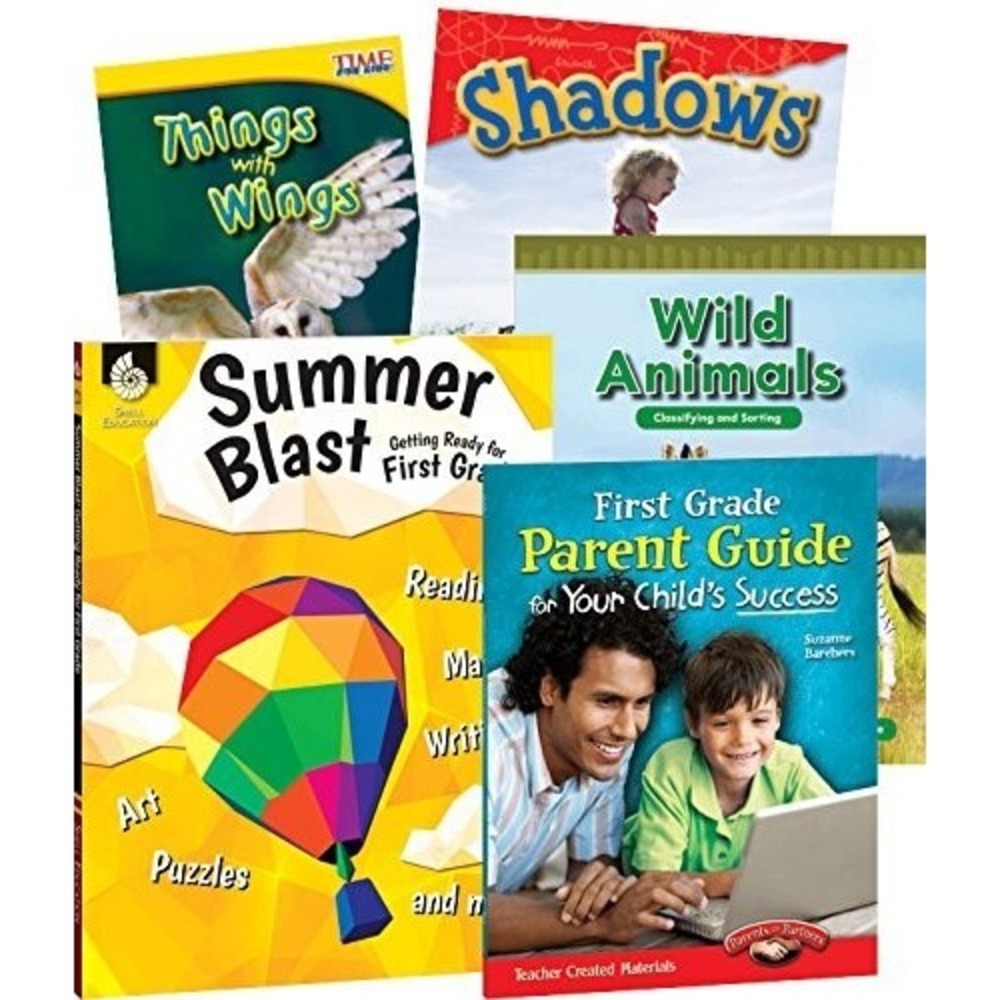 Learn-at-Home: Summer STEM Bundle with Parent Guide Grade 1 New in Package!